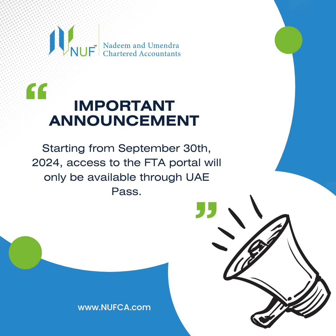 FTA Portal Access Transitioning to UAE Pass
