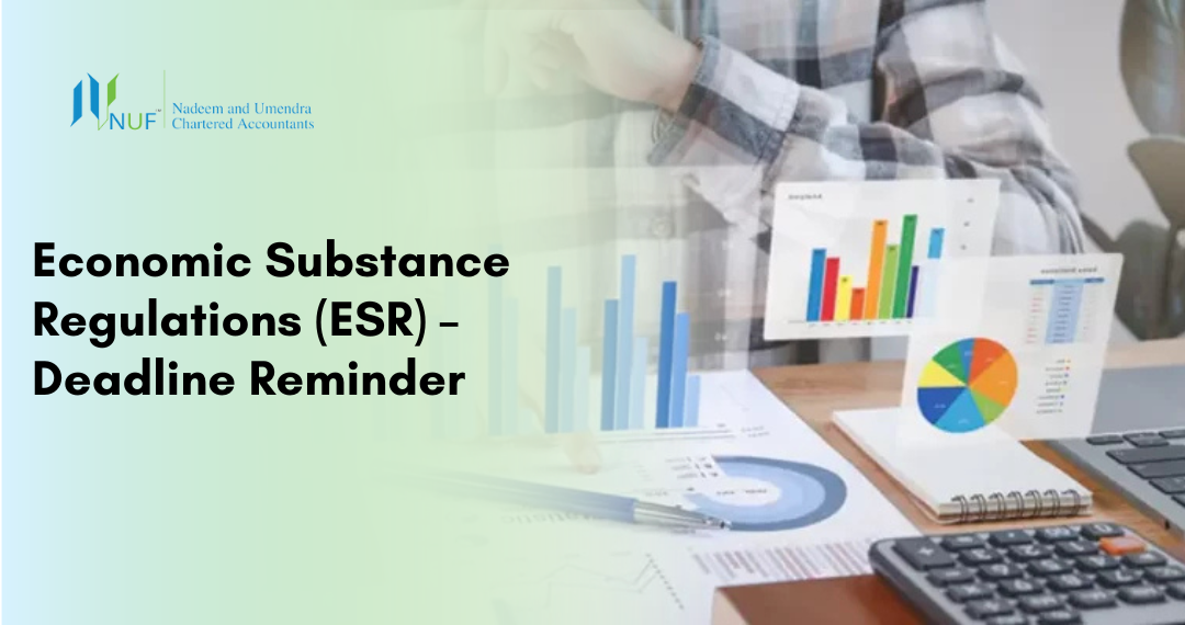 Economic Substance Regulations (ESR) – Deadline Reminder